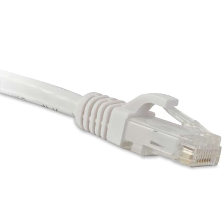 Cat6 White 3Ft Molded Boot Patch Cbl